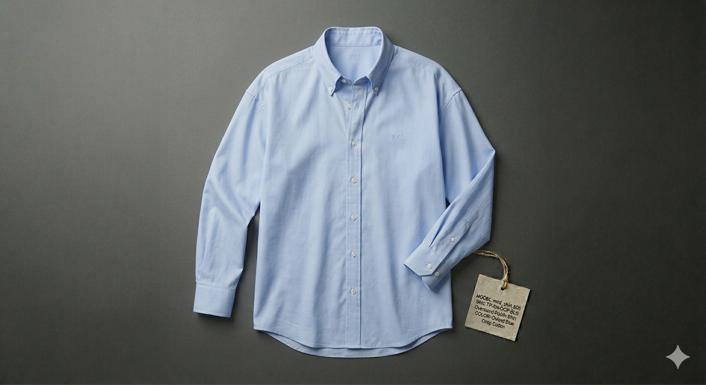 Oversized Crisp Poplin Shirt