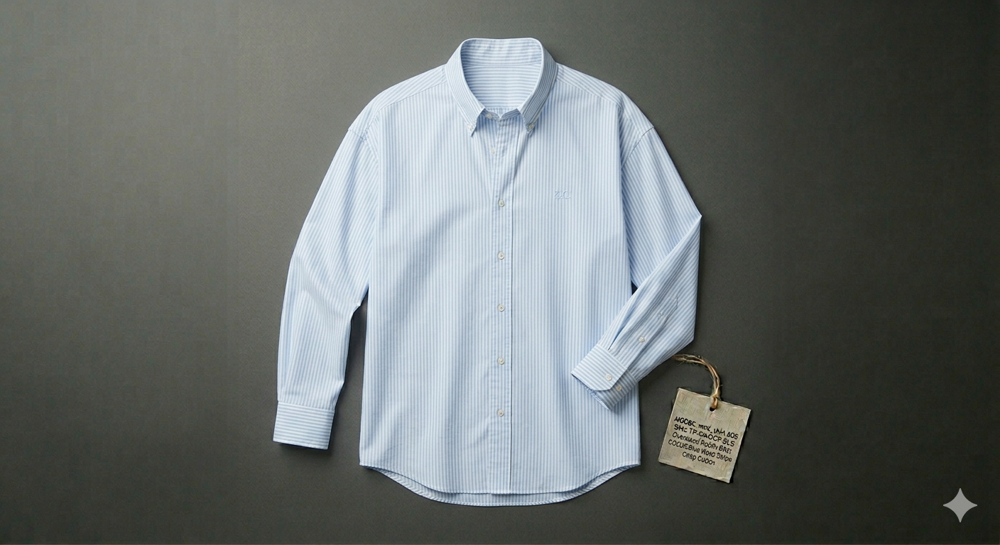 Oversized Crisp Poplin Shirt