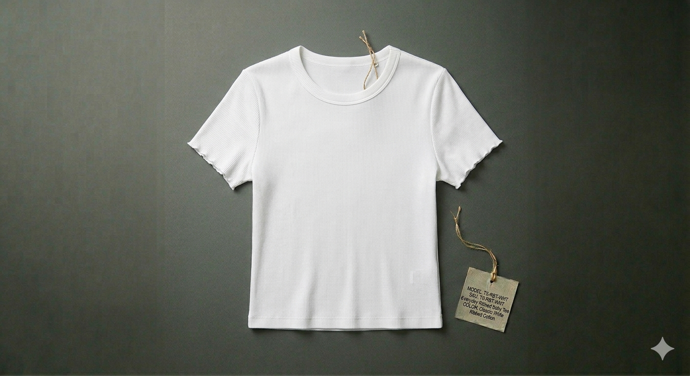 The Everyday Ribbed Baby Tee