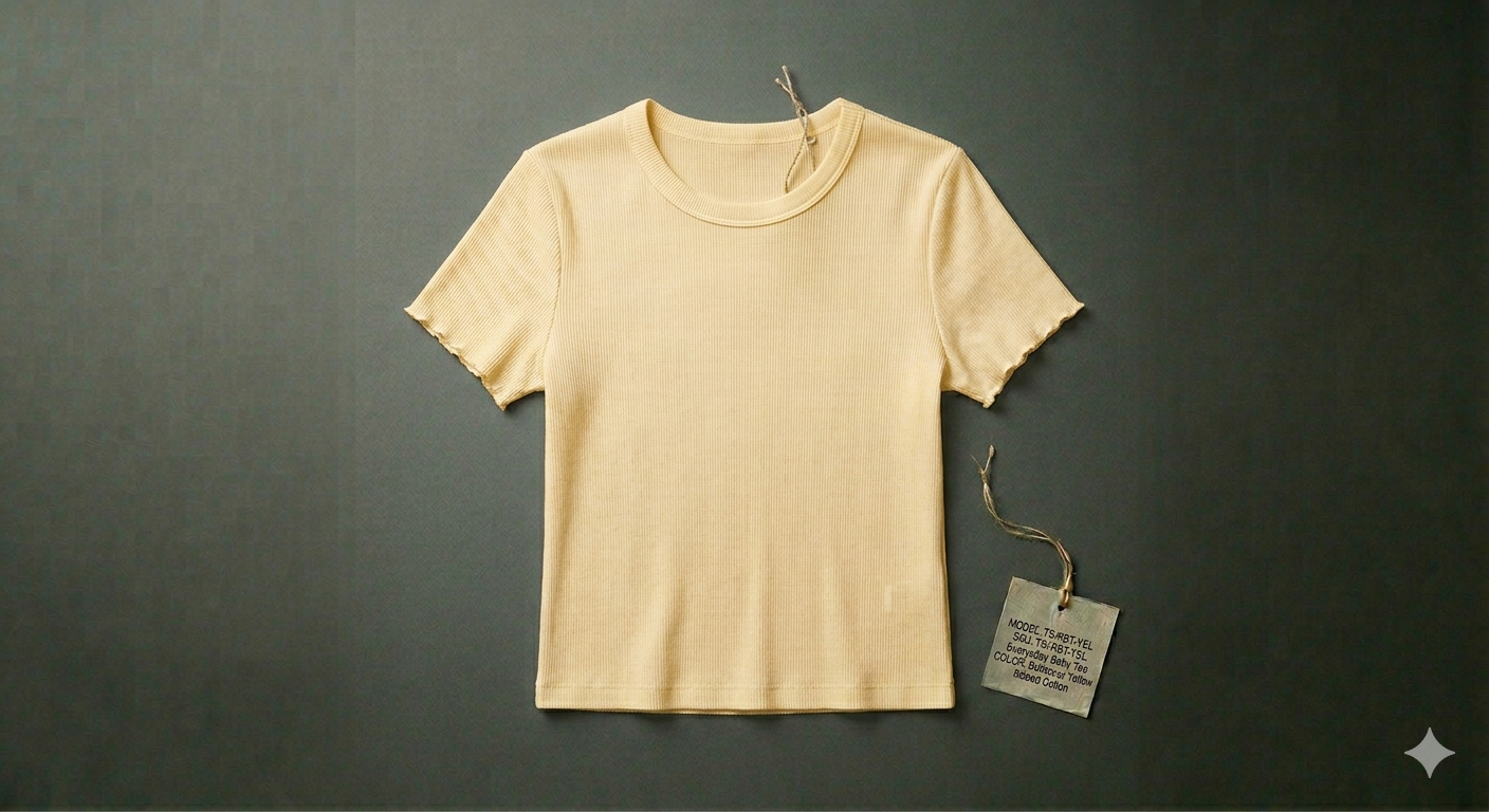 The Everyday Ribbed Baby Tee