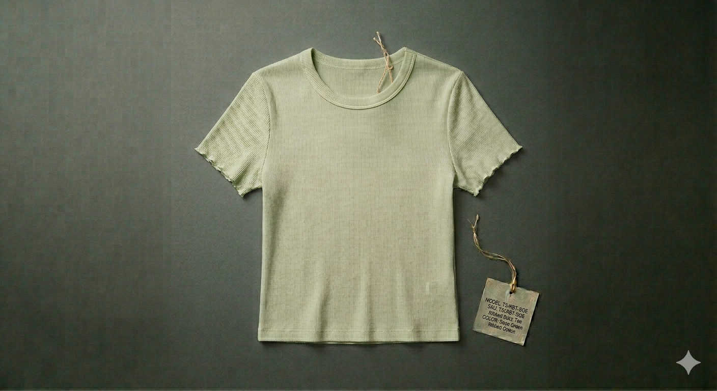The Everyday Ribbed Baby Tee