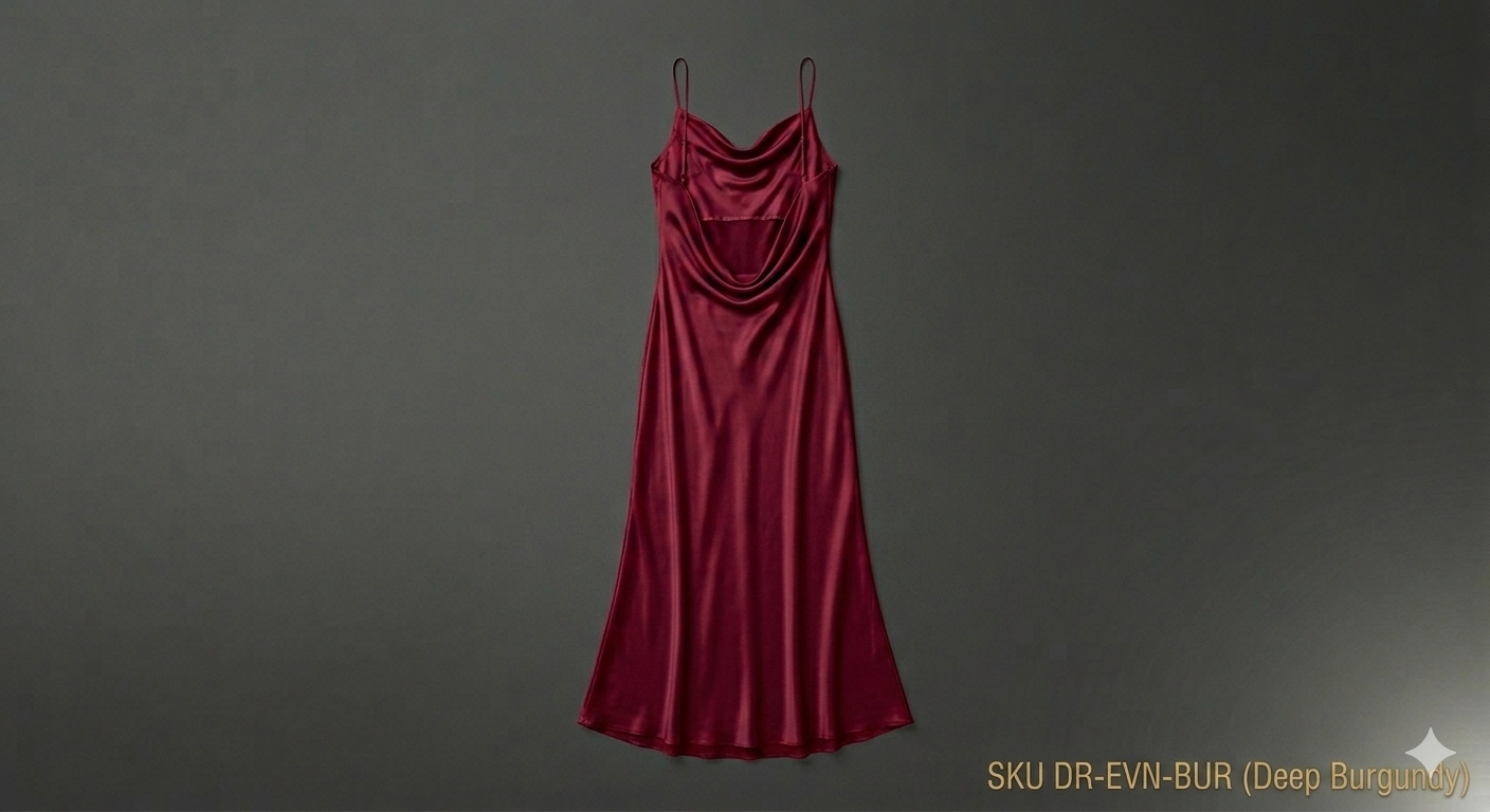 The Elegant Satin Slip Gown