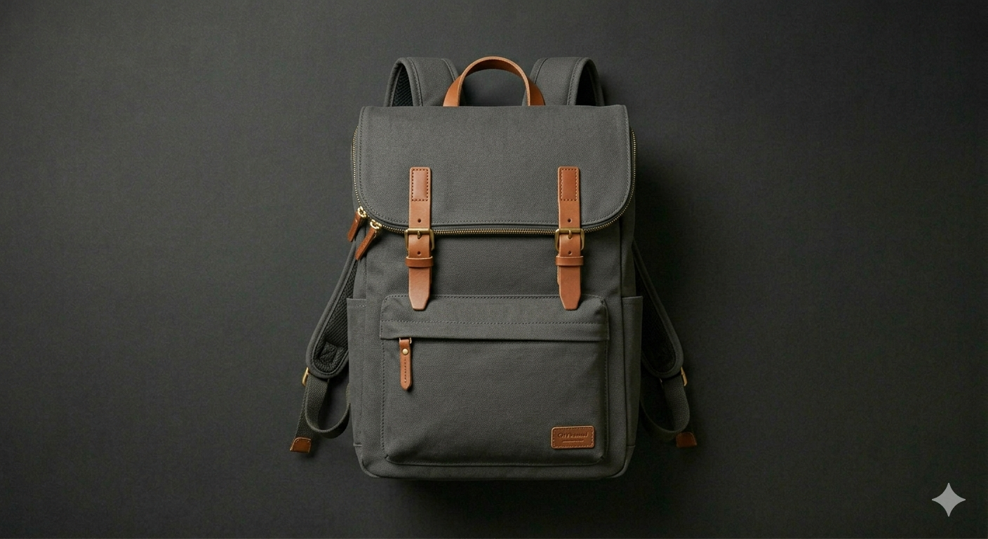 The Convertible Canvas Backpack